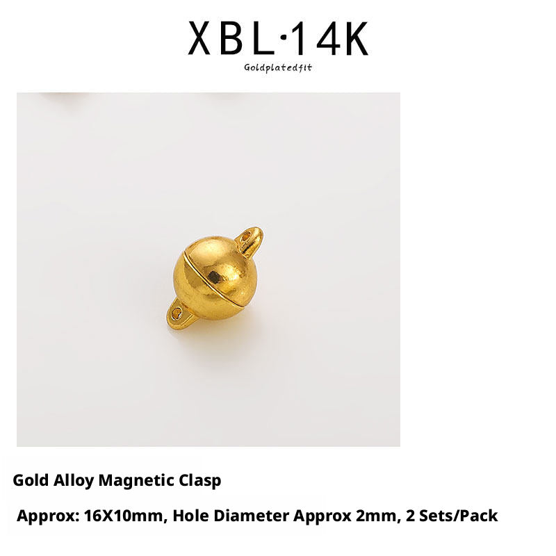 Magnetic Clasps for Jewelry Making – Strong, Gold Plated, DIY Buckles
