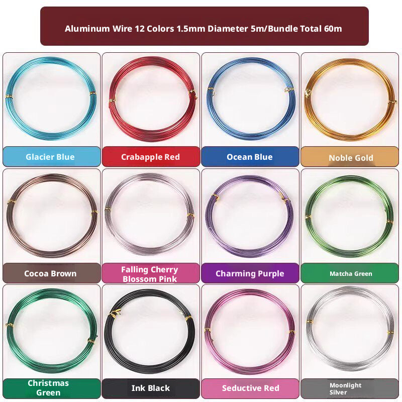 100m Color‑Retaining Copper Wire – DIY Wire Wrapping & Flower Making