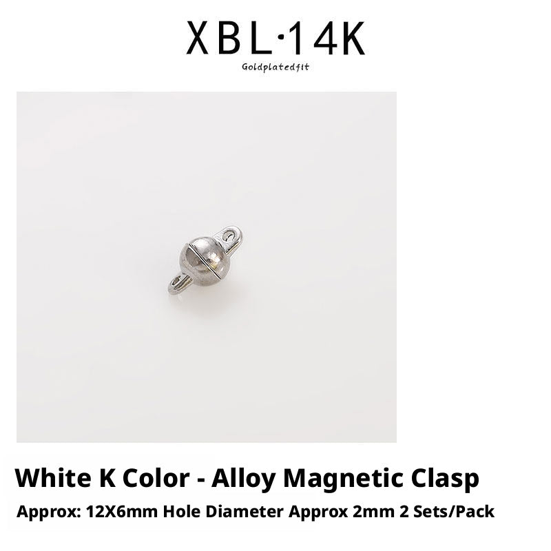 Magnetic Clasps for Jewelry Making – Strong, Gold Plated, DIY Buckles