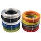 0.12~10mm2 PTFE Silver-plated Copper Stranded Electrical Wire Cable Audio Wire White-Black