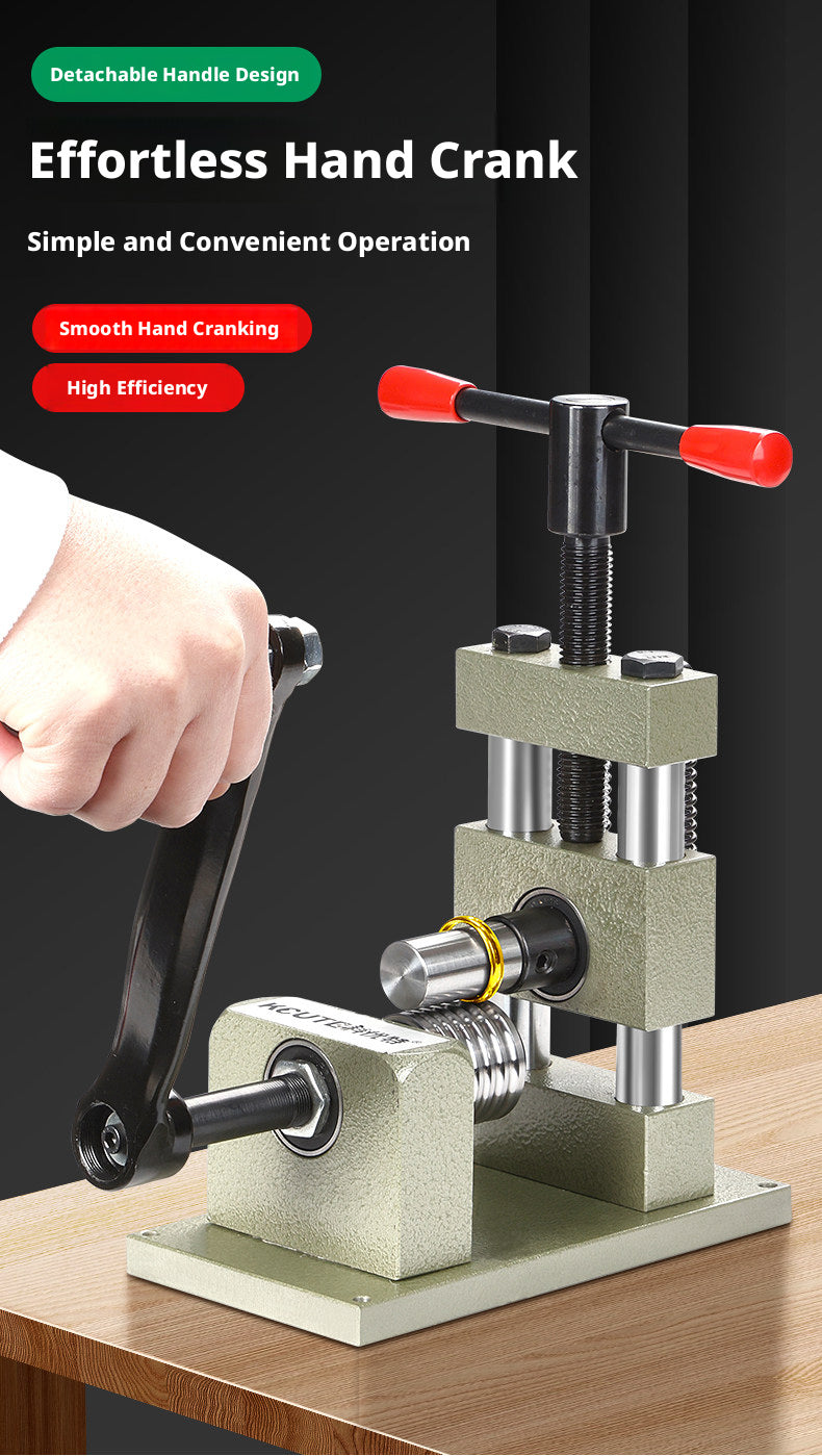 KCUTE Manual Ring Shaping Machine – 40+ Roller Wheels, for Gold/Silver