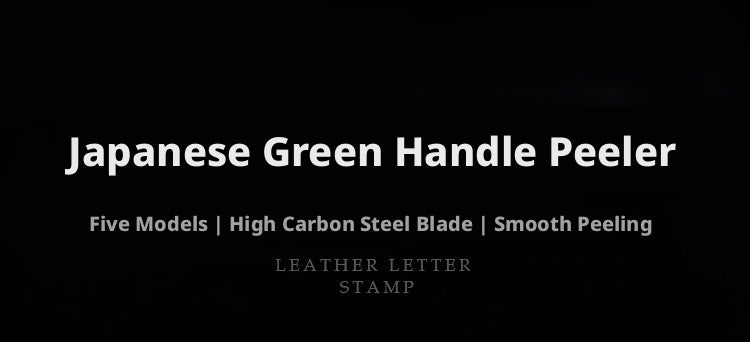 Leather - trimming trimmer leather goods making leather DIY tools manual trimming knife trimming green handle