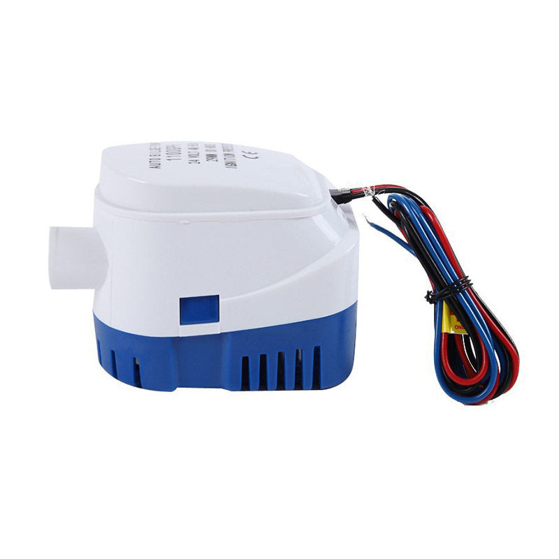 12V 1100GPH Automatic Submersible Bilge Pump – Marine Water Removal for Boats, RVs & Yachts