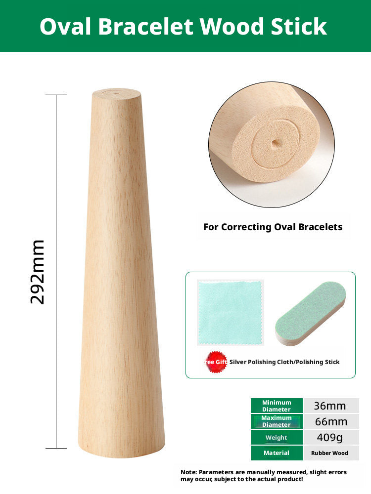 Bracelet & Ring Shaping Kit – Jewelry Repair Tools with Rubber Mallet