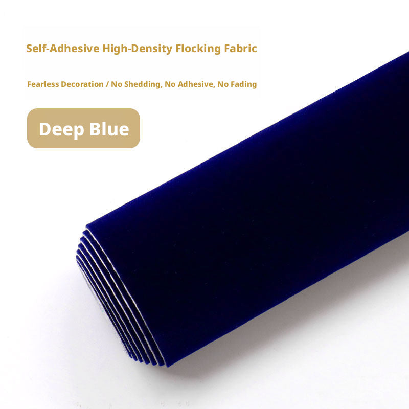 Self-Adhesive Velvet Fabric – Jewelry Box Liner, Drawer Protector, 17 Colors