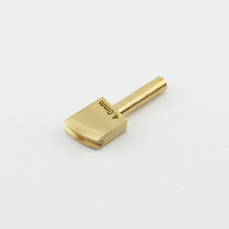 Adjustable Temperature Leather Edging Iron – Brass Tips for Edge Wax & Creasing (8 Heads Set)
