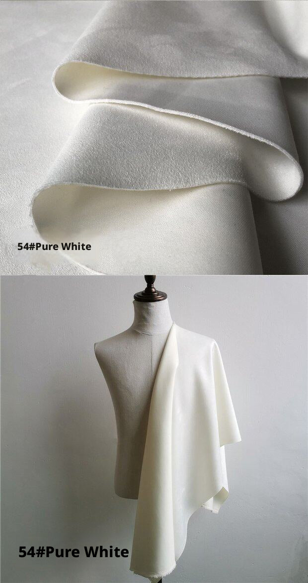 Snow Velvet 4‑Way Stretch Fabric – Black & White, for Jewelry Displays & DIY