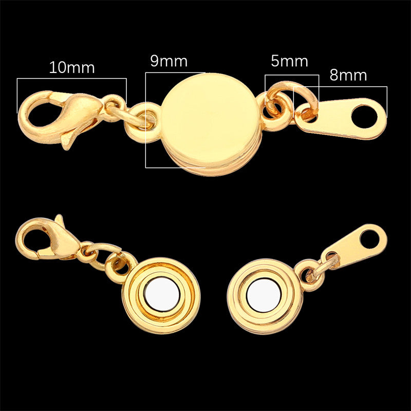 Magnetic Clasps for Jewelry Making – Strong, Gold Plated, DIY Buckles