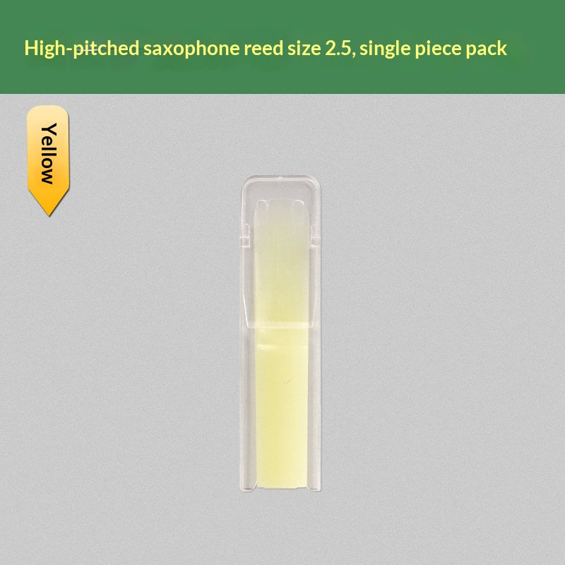 Resin Saxophone & Clarinet Reeds – 1.5 / 2.0 / 2.5 / 3.0 – Single or 4‑Pack (Alto, Tenor, Soprano, Clarinet)