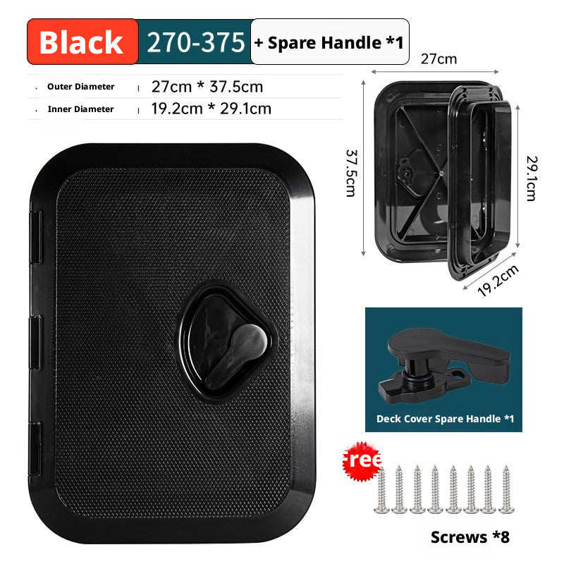 Marine Deck Access Hatch – UV Resistant ABS Plastic Inspection Cover for Boats, Fish Boxes & Storage Compartments