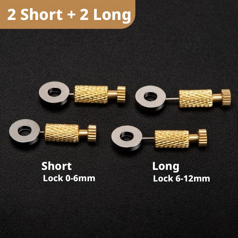Suture Positioning Needles – Brass Leather Stitch Fixing Pins (Short 0‑6mm / Long 6‑12mm)