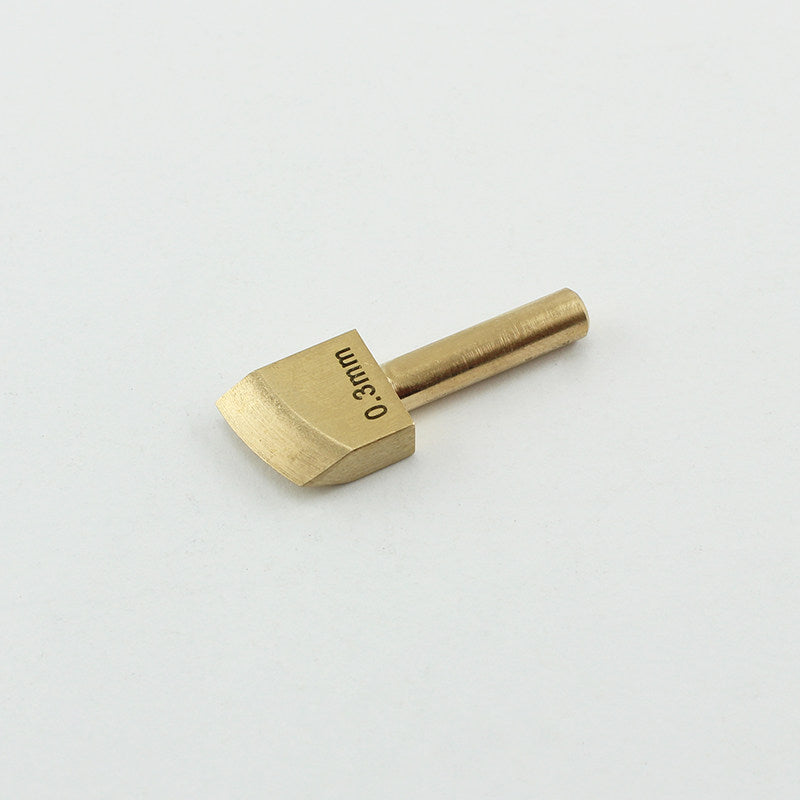 Adjustable Temperature Leather Edging Iron – Brass Tips for Edge Wax & Creasing (8 Heads Set)