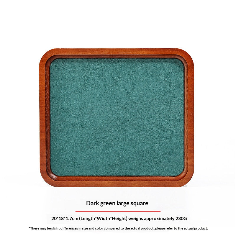 Premium Solid Wood Jewelry Display Trays for Photography & Organizing