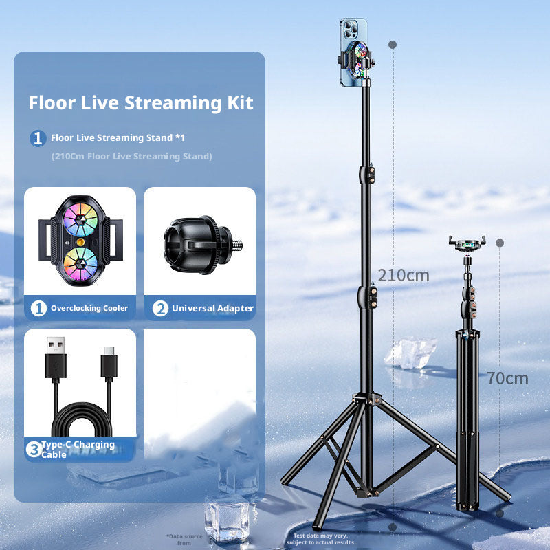 Dual-Core Semiconductor Phone Cooler for Gaming & Live Streaming
