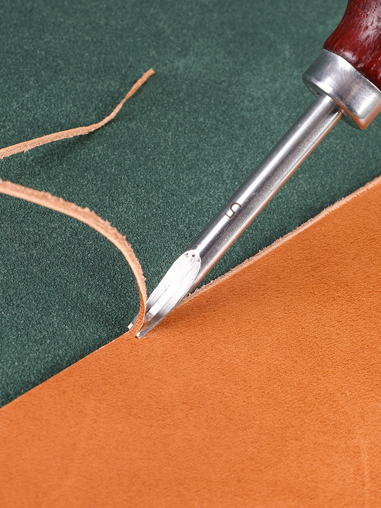 Leather Edge Trimmer / Beveler – 5 Sizes 0.8‑1.6mm for Vegetable‑Tanned Leather
