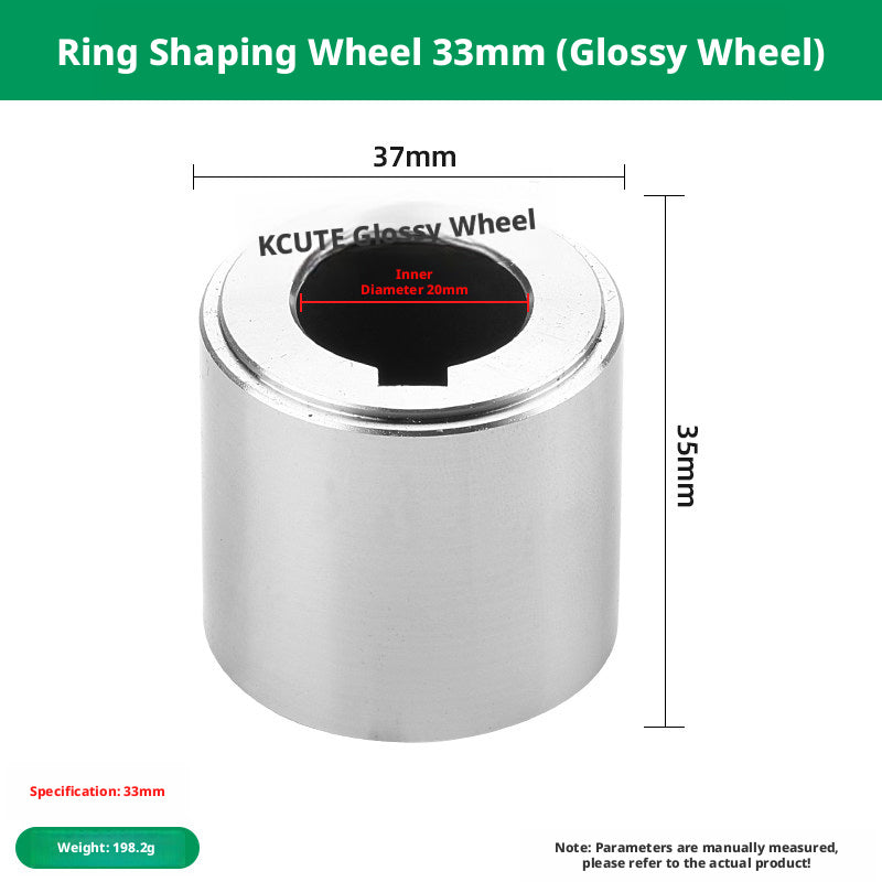 KCUTE Manual Ring Shaping Machine – 40+ Roller Wheels, for Gold/Silver