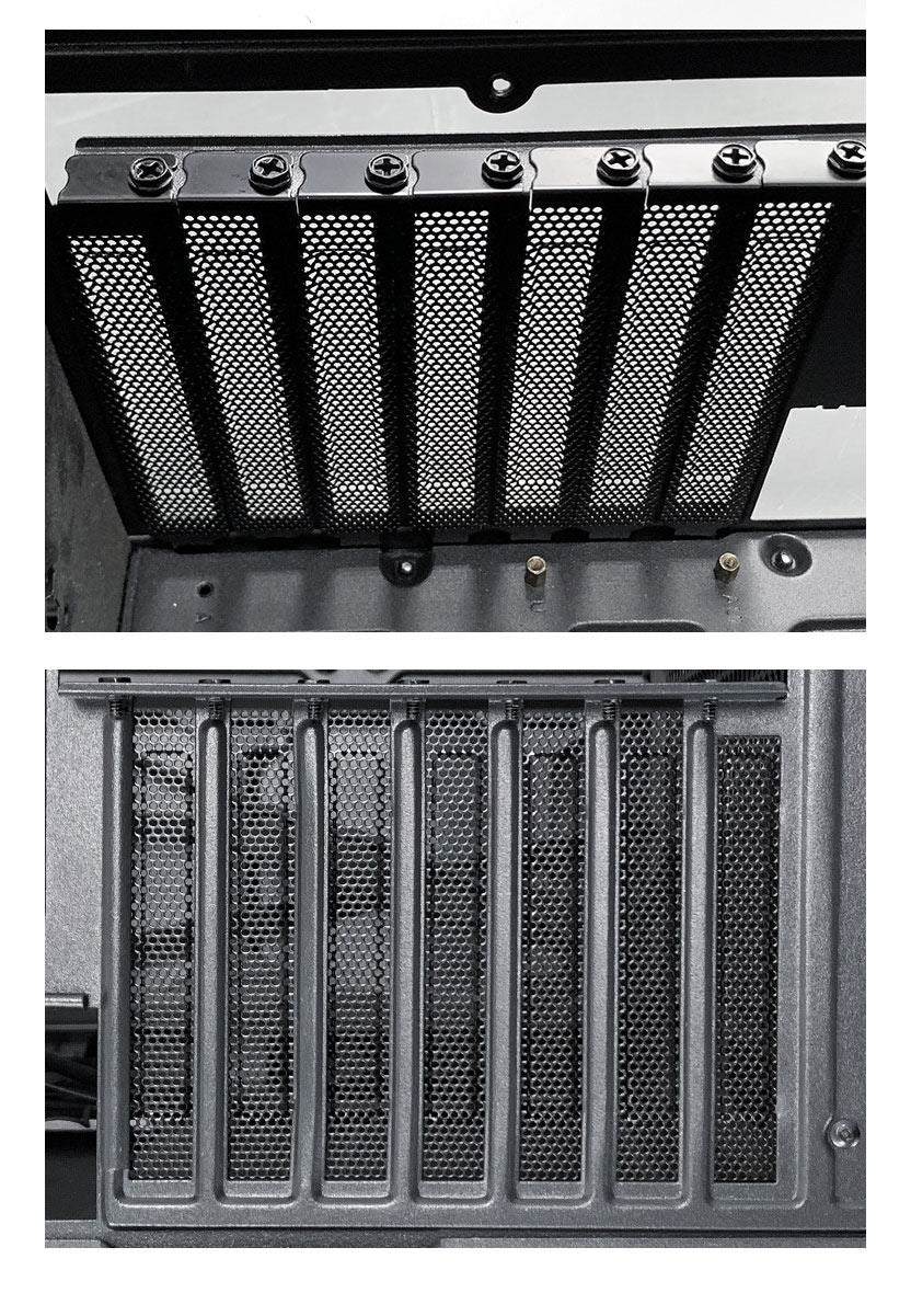 PCI Slot Cover Blanking Plate with Screws – Slotted, Solid & Perforated, 10-Pack for ATX/Micro-ATX PC Cases
