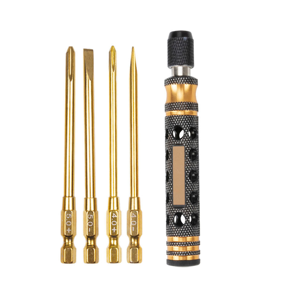 5-in-1 RC Titanium-Plated Hex & Nut Screwdriver Set – Precision Repair Tool for Boat, Car & Truck