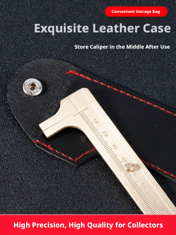 Solid Brass Mini Caliper Set – 0.1mm Accuracy, Jewelry & DIY Measurement