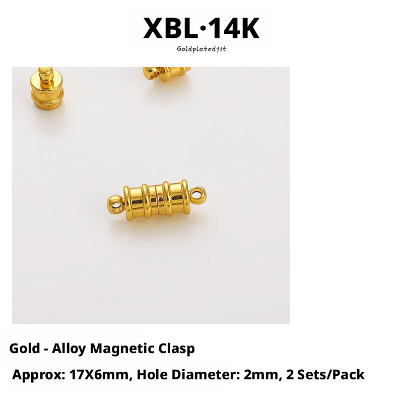 Magnetic Clasps for Jewelry Making – Strong, Gold Plated, DIY Buckles