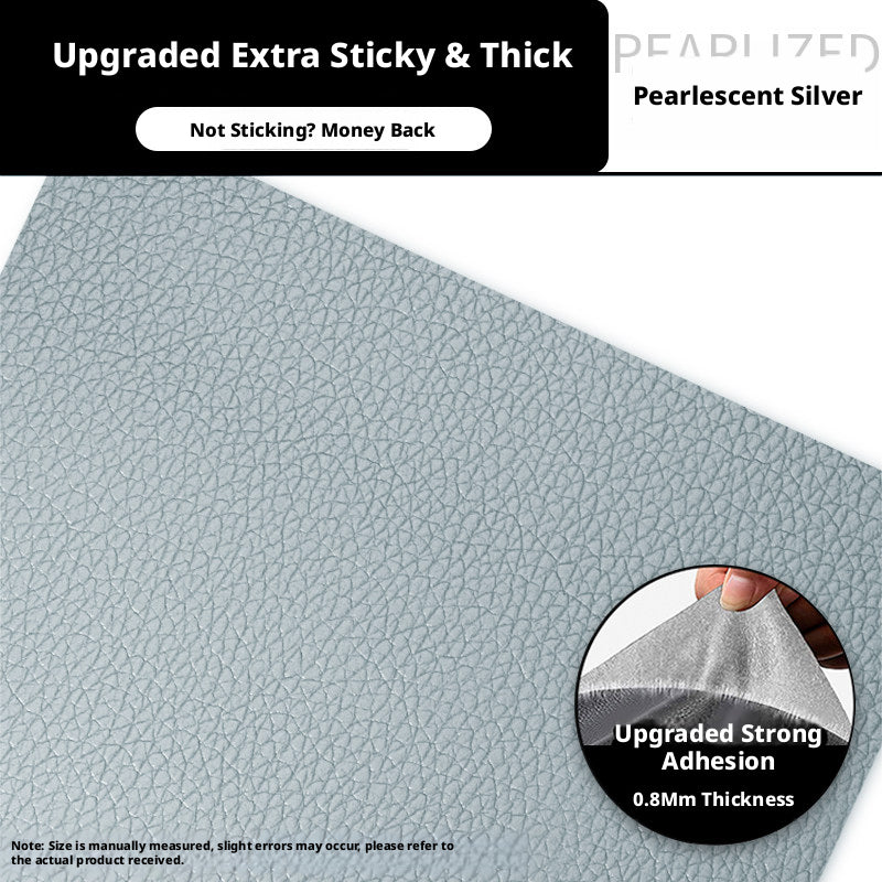 Strong Self-Adhesive Leather Repair Patch – 0.8mm Thick, Cut-to-Size for Sofa, Car Seat & Bag (Multiple Colors)