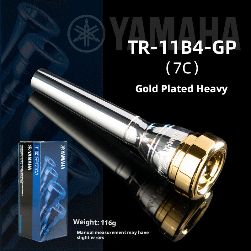 Yamaha S Series Trumpet Mouthpieces – 11B4, 15C4, 16C4, 17C4, 1.5C, 3C, 7C (Silver/Gold)