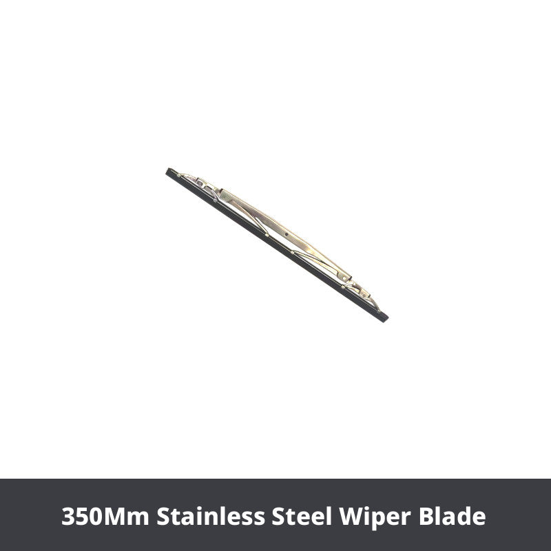 Marine Windshield Wiper Kit – 316 Stainless Steel Wiper Motor, Blade, Arm & Switch for Yachts, Sailboats & Cargo Ships, 12V / 24V