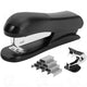 3-Piece Stapler Office Stapler & 1000 Staples & Staple Remover Set 24/6 Blue/Black Stapler