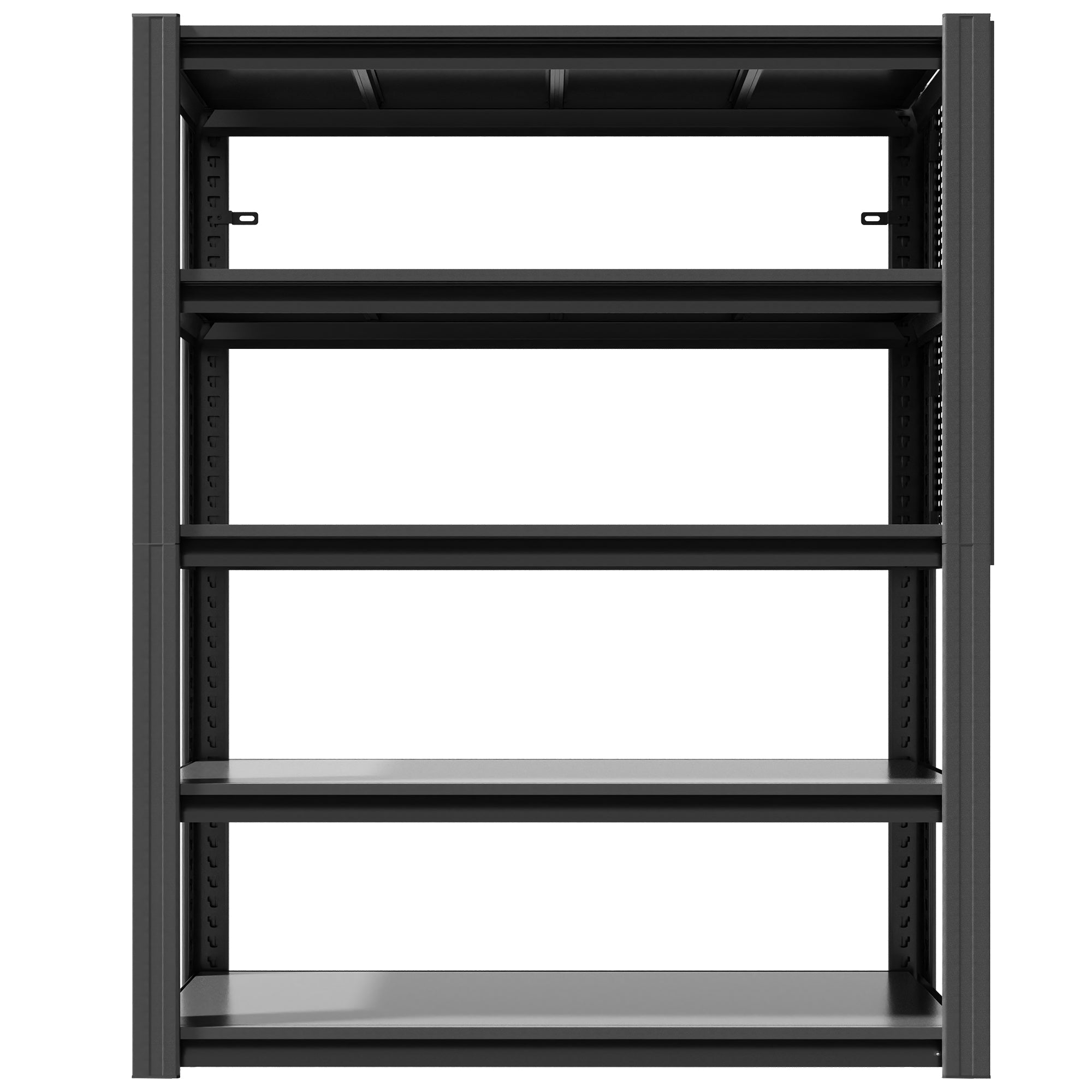 5-Tier Heavy-Duty Metal Shelving Unit with Pegboard, 78"H x 47.2"W x 18"D, 2000 lb Capacity