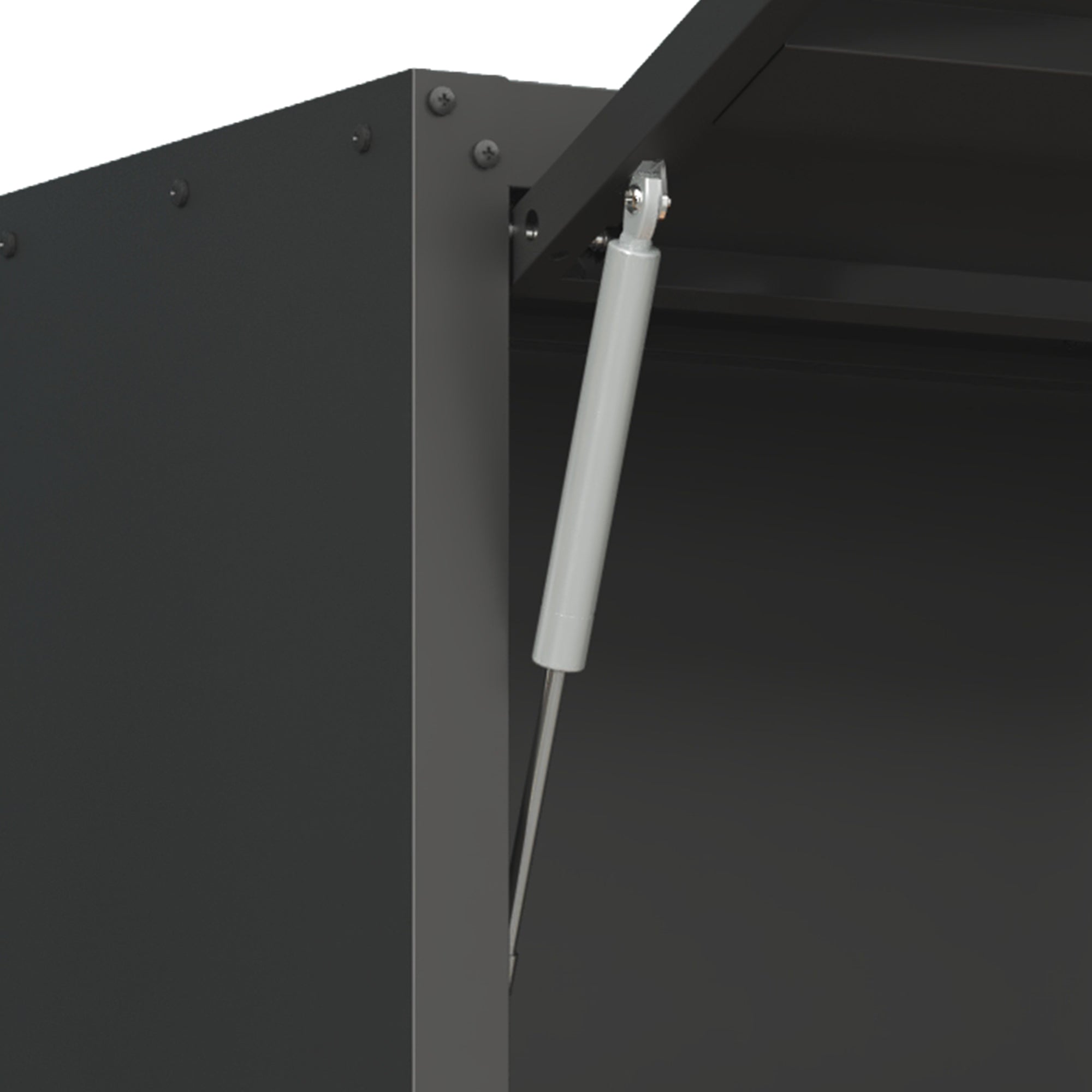 Heavy Duty Wall Mounted Tool Storage Cabinet – Steel Metal Garage Cabinet for Workshop, Assembly Required