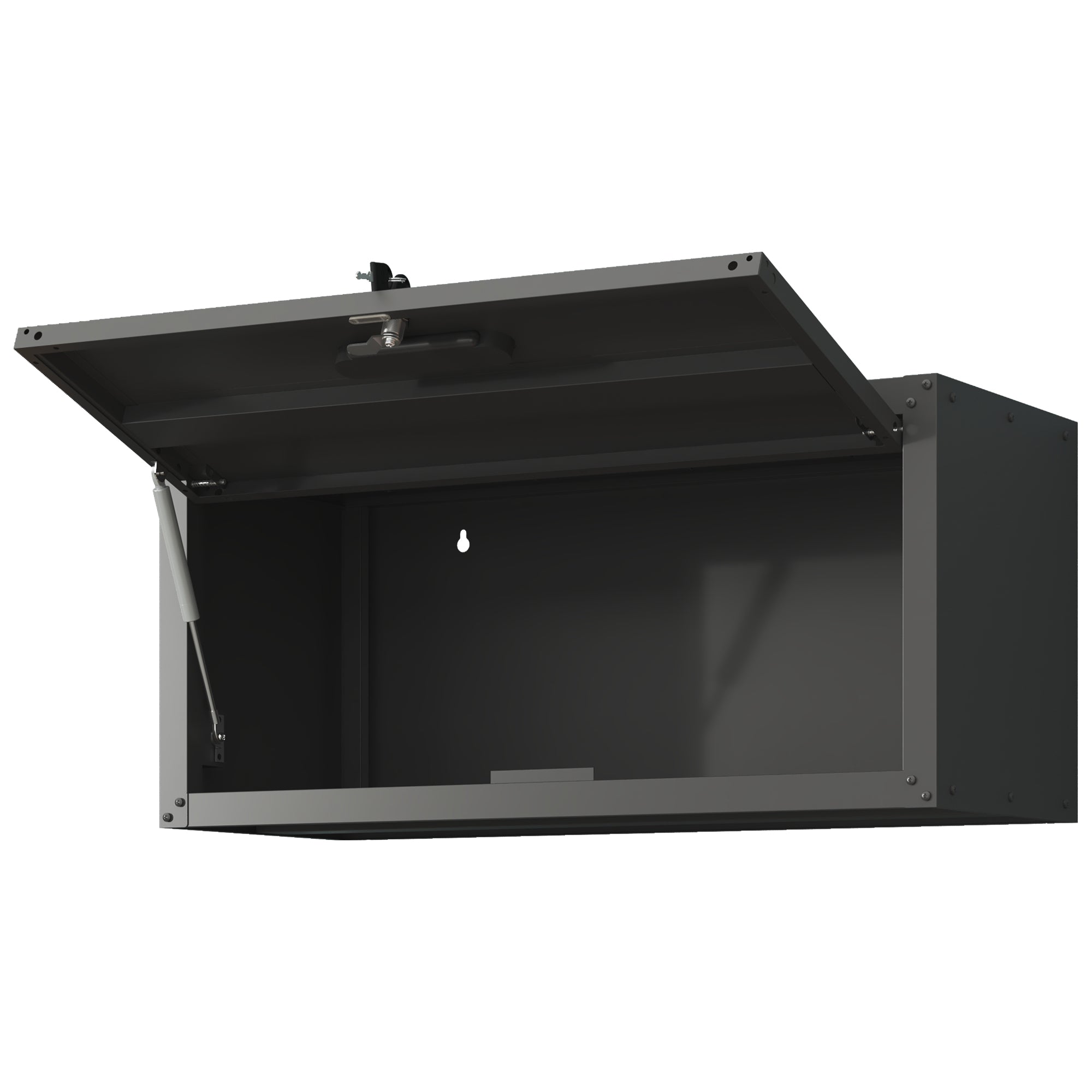 Heavy Duty Wall Mounted Tool Storage Cabinet – Steel Metal Garage Cabinet for Workshop, Assembly Required