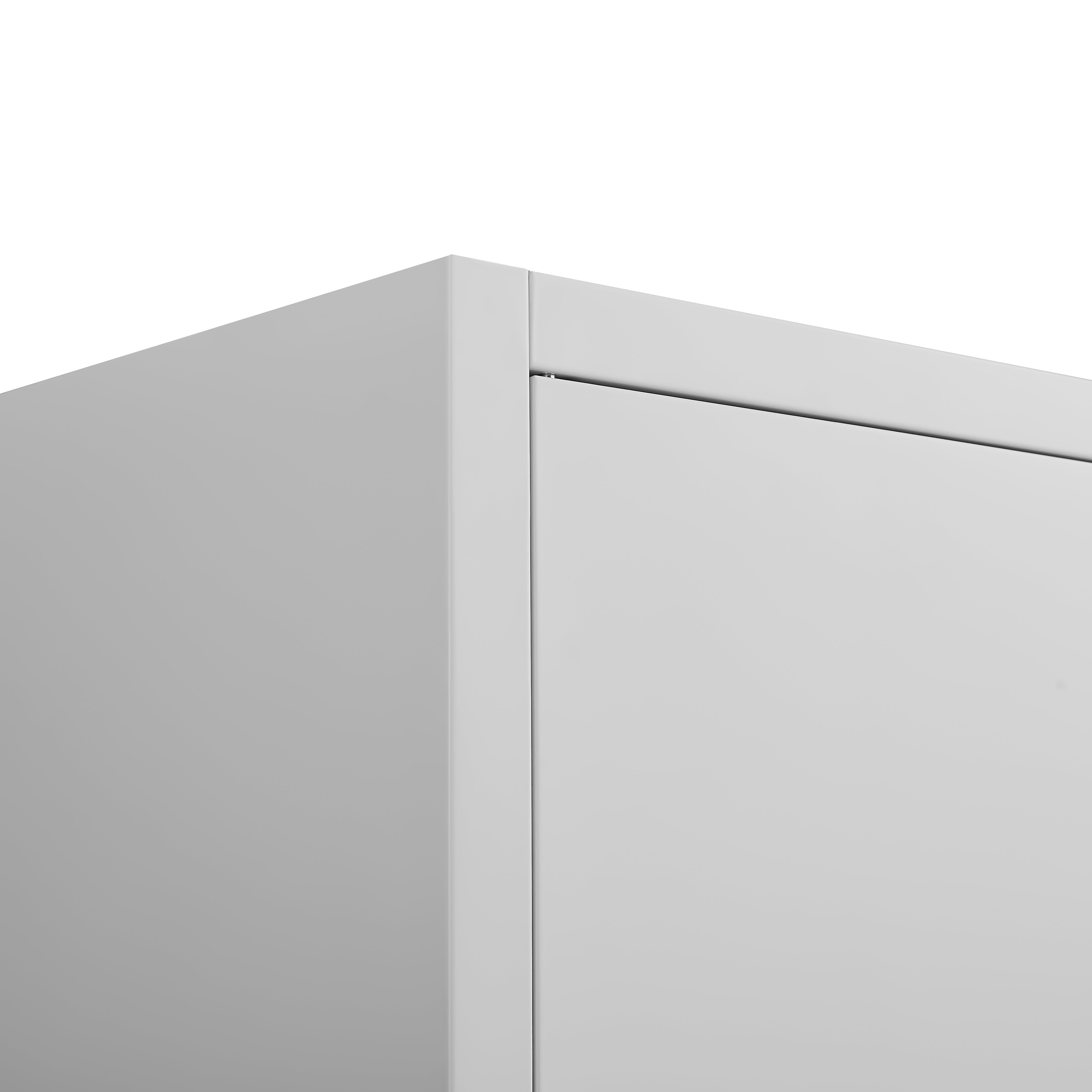 70-Inch 2-Door File Cabinet with Lock, 4 Adjustable Shelves, Heavy-Duty Steel Construction, for Commercial Office, Home Office, Legal Size & Letter File Storage, Organization Cabinet