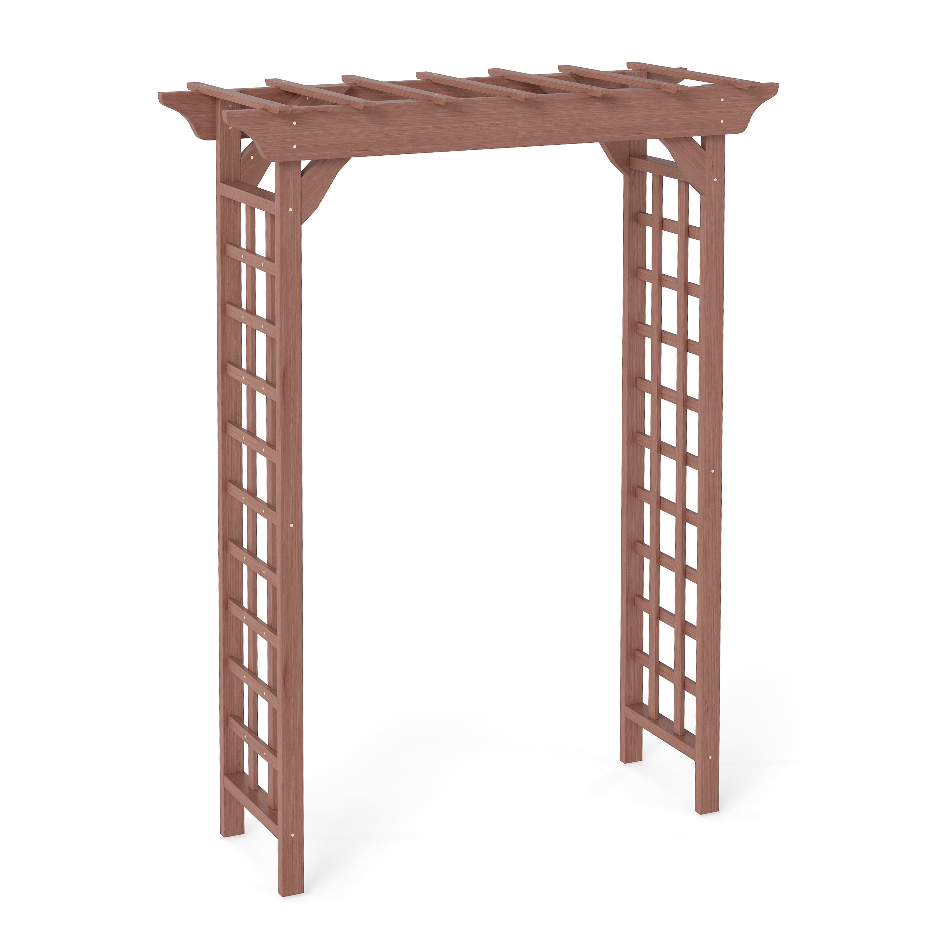 Wooden Arbor, Wedding Arch for Ceremony, Wood Trellis for Plant Climbing, Christmas Decor Pergola for Garden Backyard