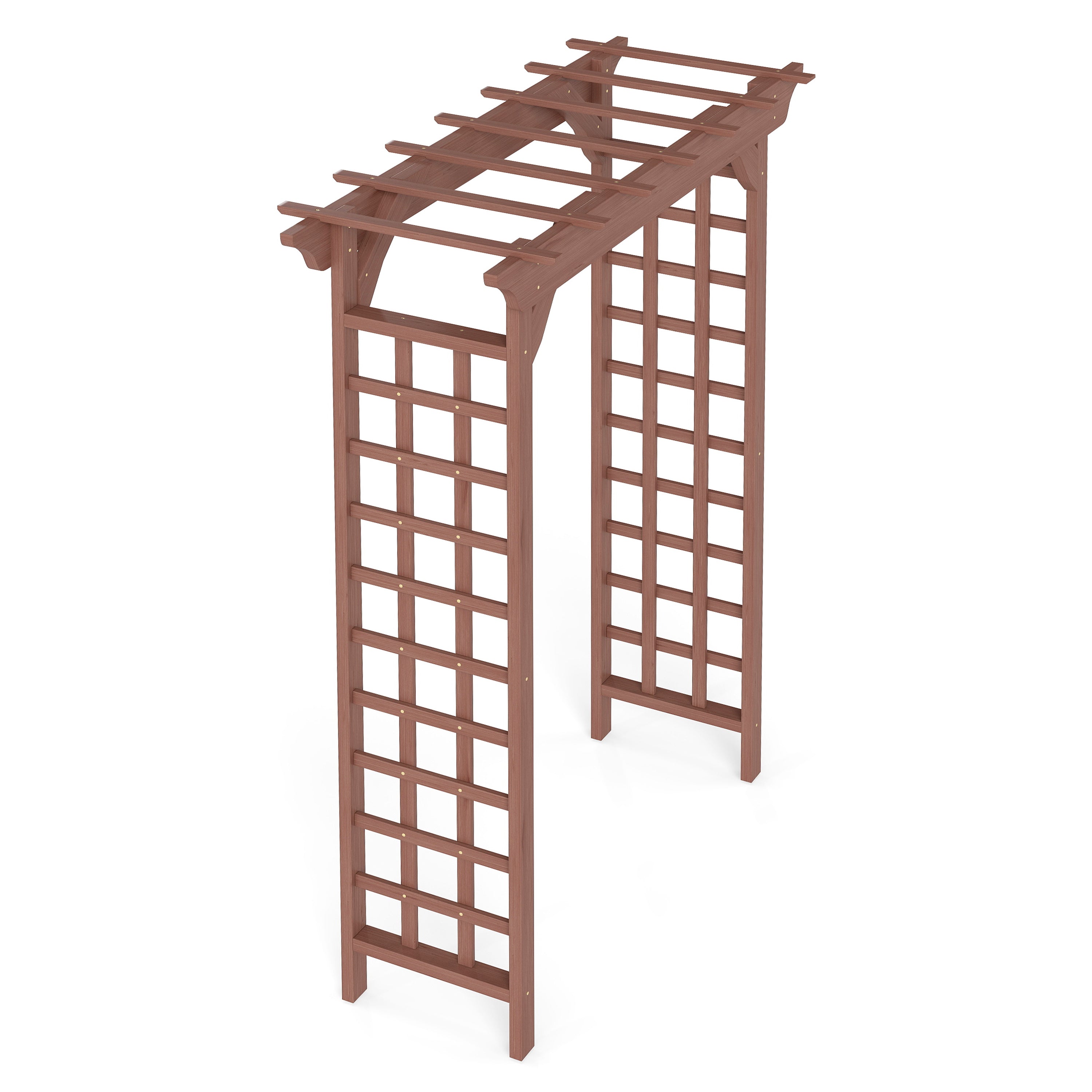 Wooden Arbor, Wedding Arch for Ceremony, Wood Trellis for Plant Climbing, Christmas Decor Pergola for Garden Backyard