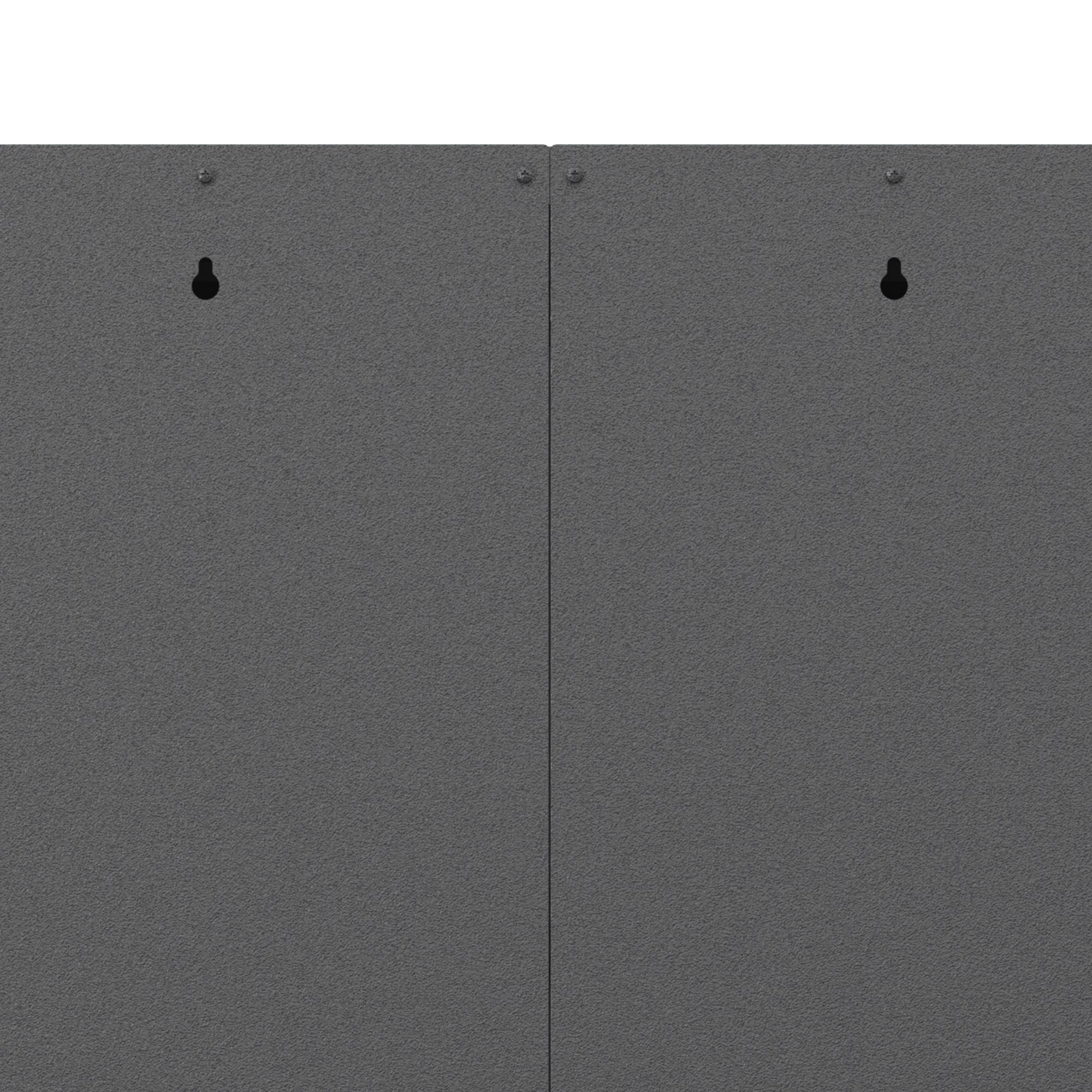 Metal Wall-Mounted Tool Storage Cabinet with Locking Door and 1 Shelf for Garage Warehouse,Office,Assembly Required