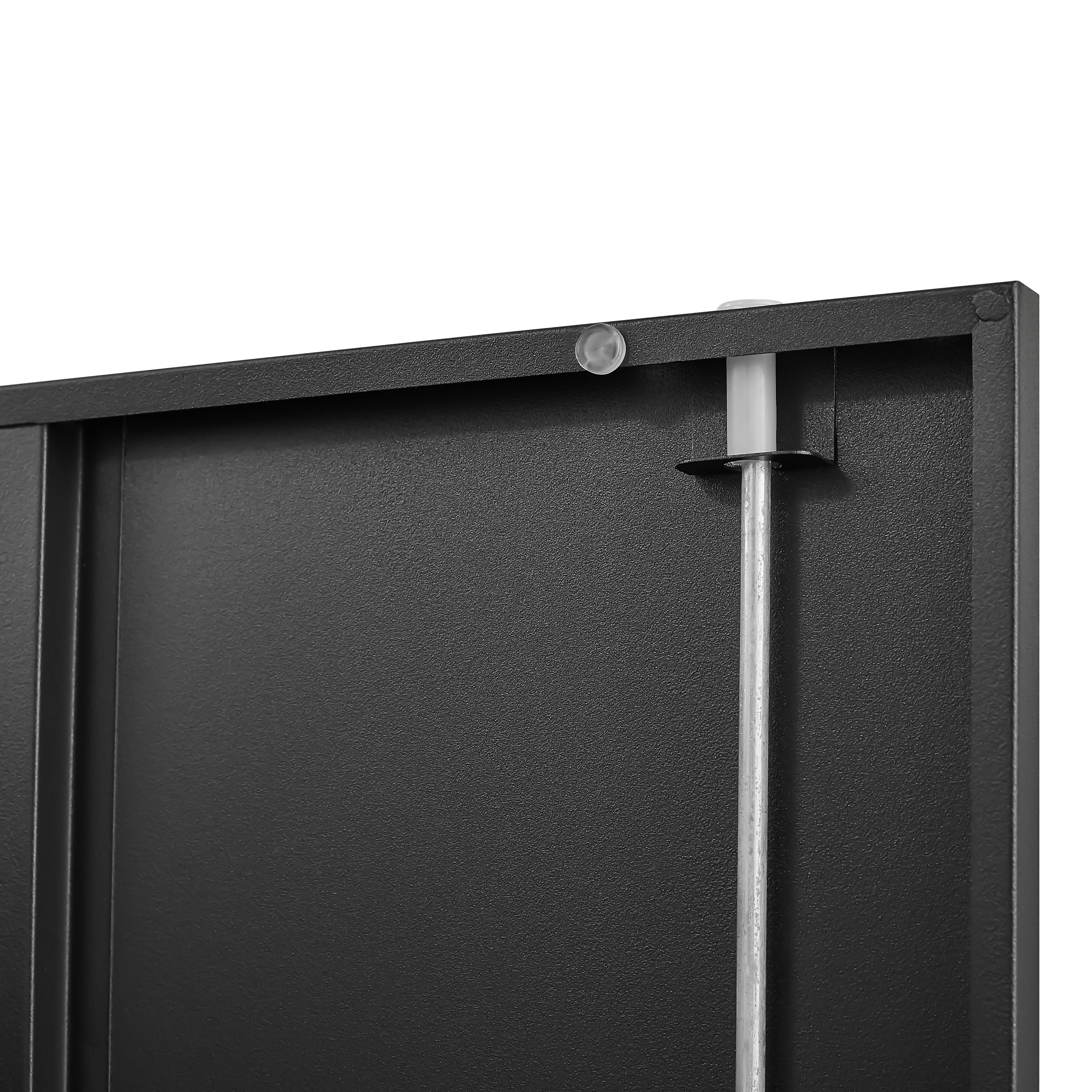 72-Inch 2-Door File Cabinet with Lock, 4 Adjustable Shelves, Heavy-Duty Steel Construction, for Commercial Office, Home Office, Legal Size & Letter File Storage, Organization Cabinet in Black