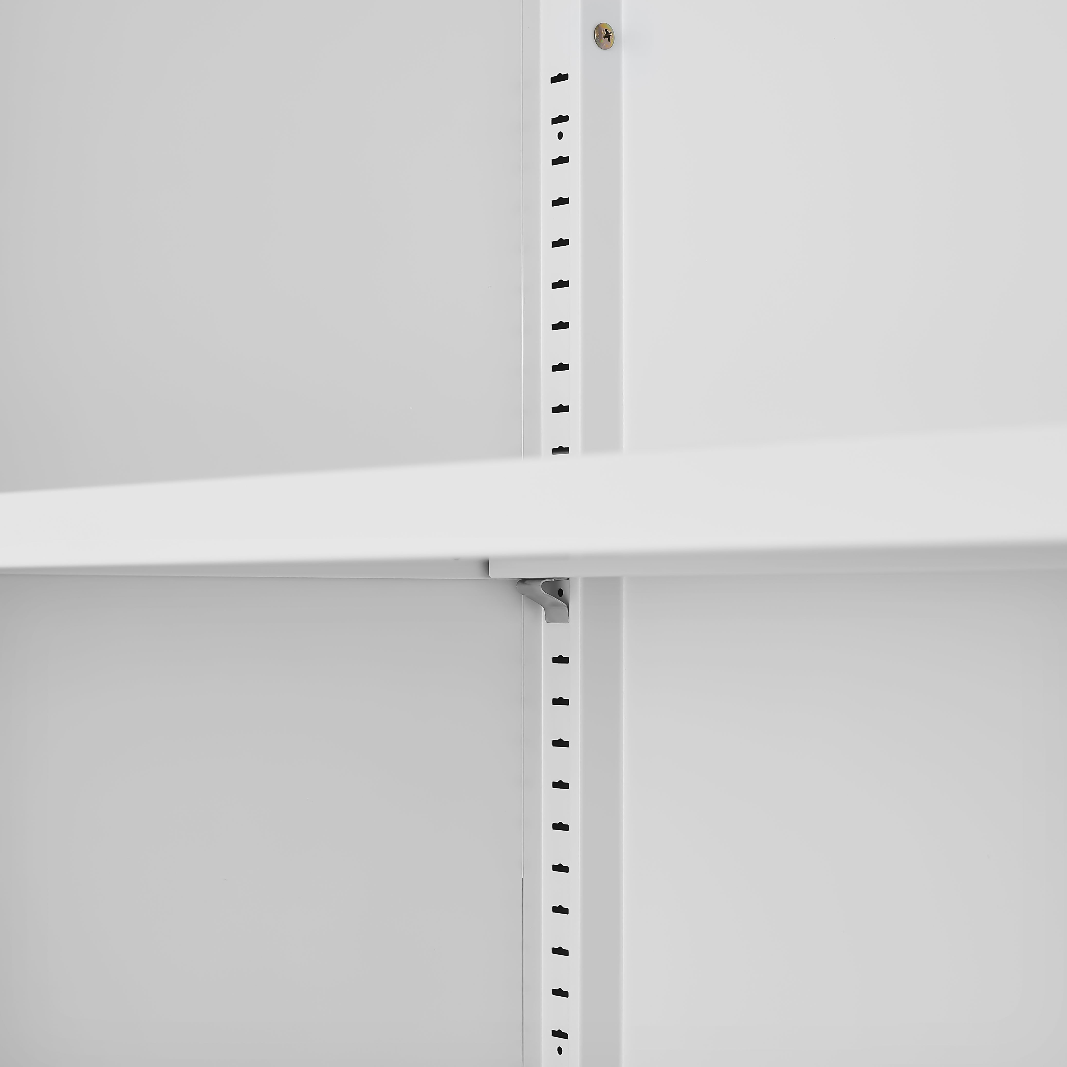 Modern Storage Cabinet with Adjustable Shelves, Magnetic Door Stopper, Aluminum Alloy Handles, and Breathable Design for Home Organization - Ideal for Living Room, Bedroom, or Entryway