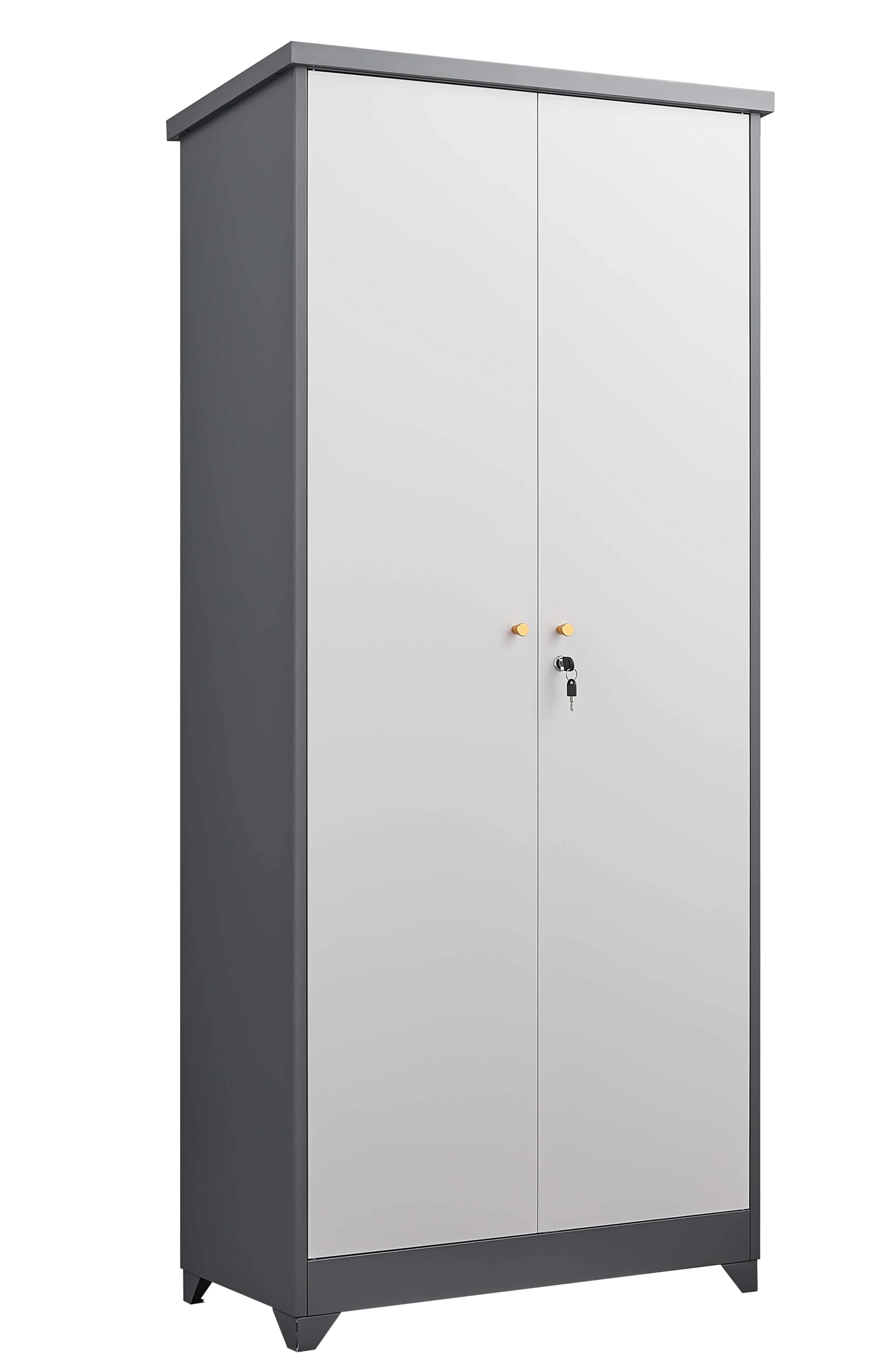 Outdoor Cabinet Outdoor Storage Cabinet Waterproof, Storage Cabinet cabinet with Shelves, Vertical Tall Garden Storage cabient & Outdoor Storage Cabinet Weatherproof for Outside in light gray