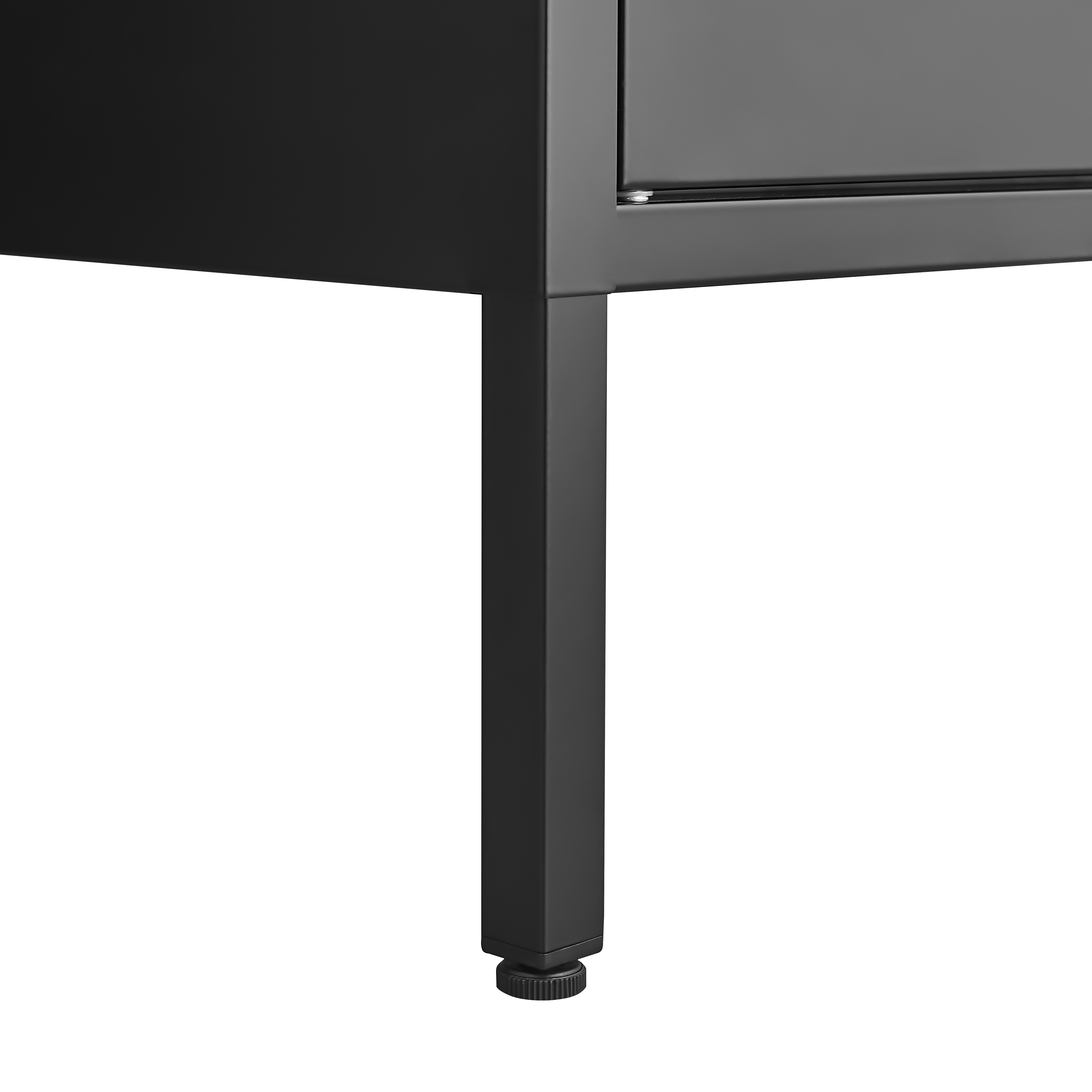 Metal Storage Locker Cabinet with Adjustable Shelves, Multipurpose Freestanding Organizer for Bedroom, Bathroom, Home Office