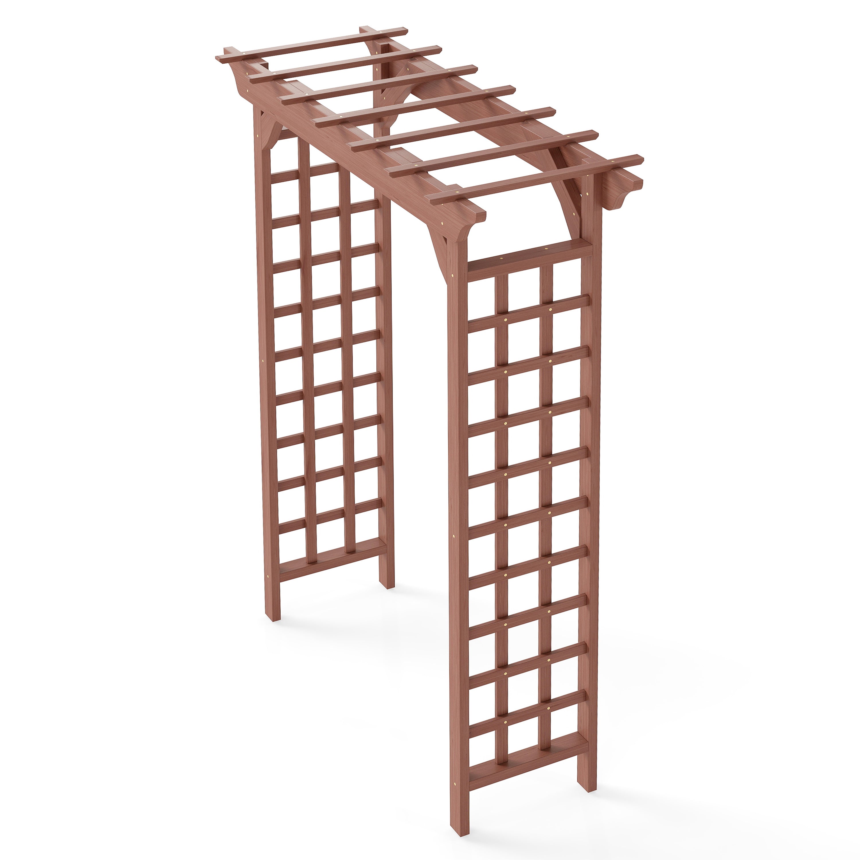 Wooden Arbor, Wedding Arch for Ceremony, Wood Trellis for Plant Climbing, Christmas Decor Pergola for Garden Backyard