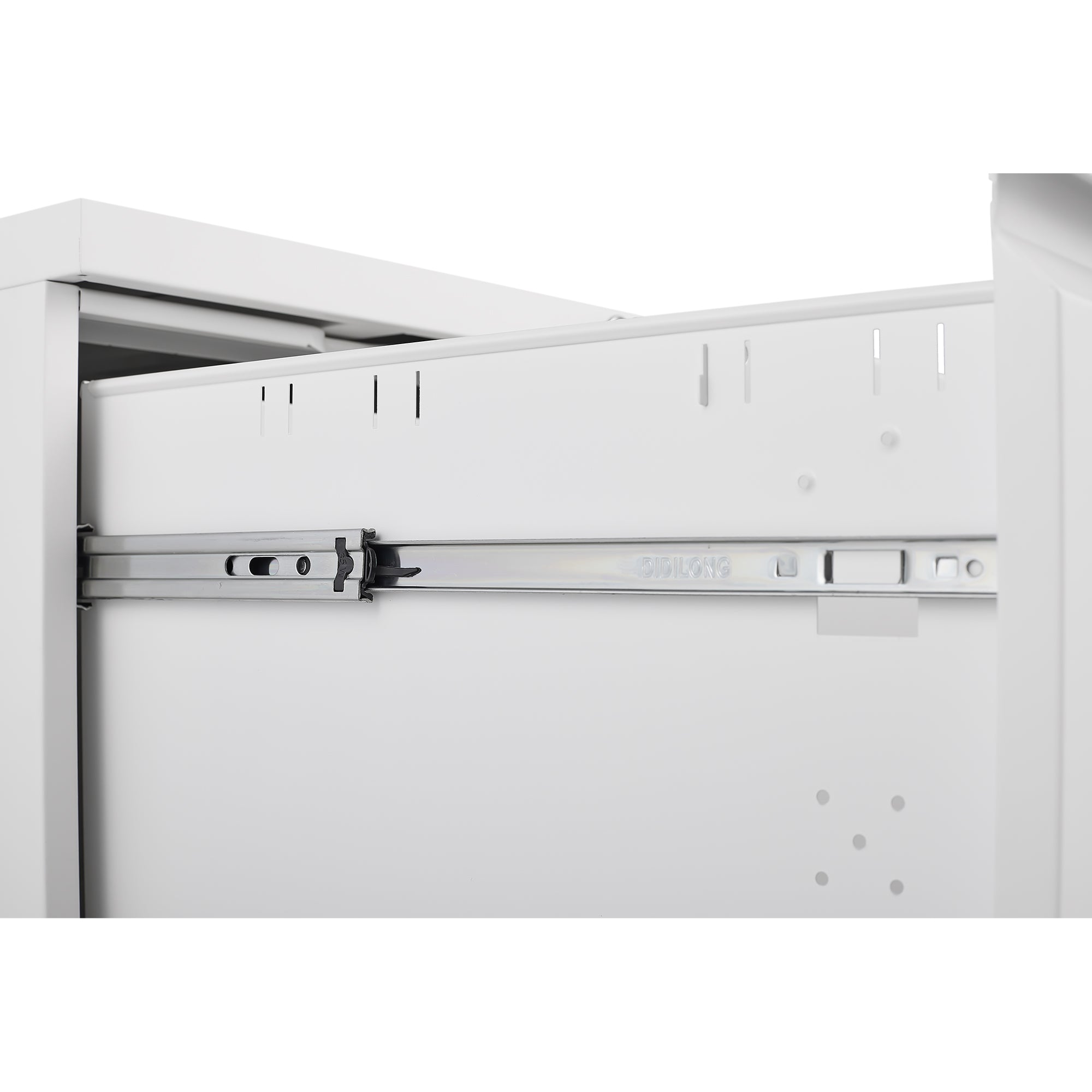 [requires assembly] Office Storage Cabinet, 2 Drawers File Cabinet With Lock Metal Vertical File Cabient With Wheels Mobile File Cabinet For Office Home Legal/Letter/a4 Size