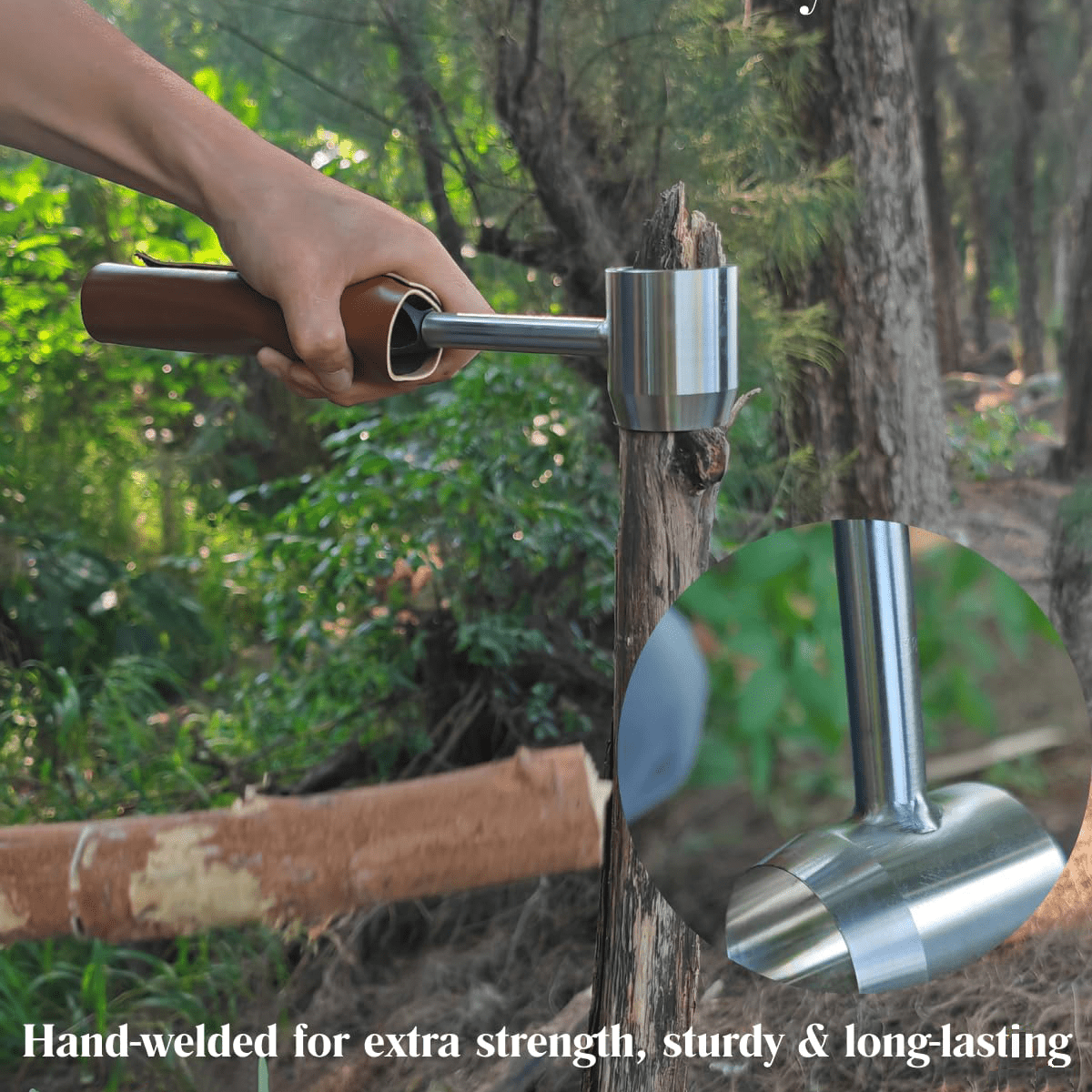 Outdoor Survival Wood Drill Tool Manual Hand Auger Wrench for Bushcraft Handyman - HomeDIYer