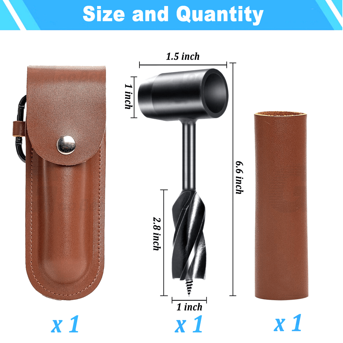 Outdoor Survival Wood Drill Tool Manual Hand Auger Wrench for Bushcraft Handyman - HomeDIYer