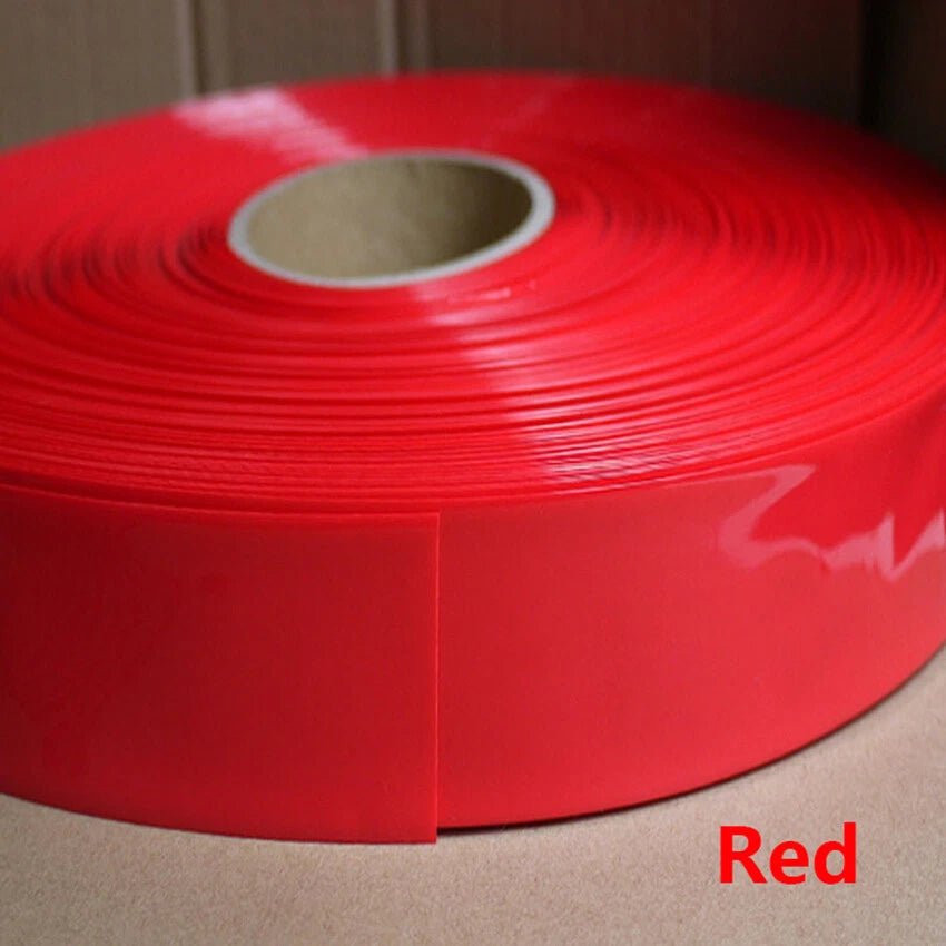Large Diameter PVC Heat Shrink Tubing Battery Sleeve Wrap 110–150mm Flat Width - HomeDIYer