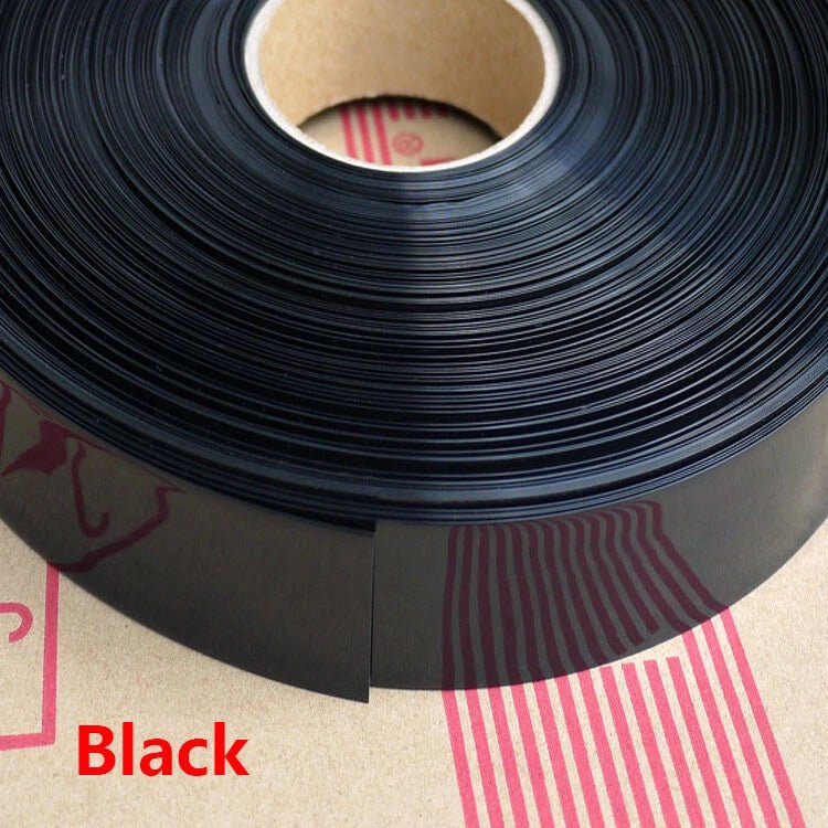 Large Diameter PVC Heat Shrink Tubing Battery Sleeve Wrap 110–150mm Flat Width - HomeDIYer