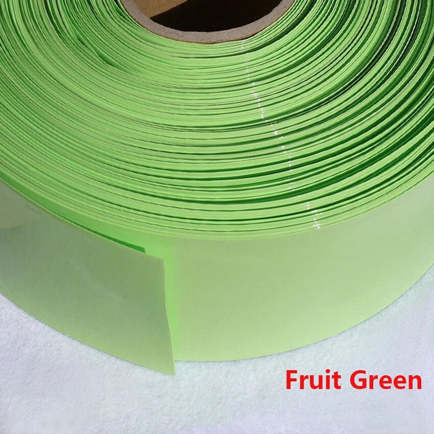 Large Diameter PVC Heat Shrink Tubing Battery Sleeve Wrap 110–150mm Flat Width - HomeDIYer