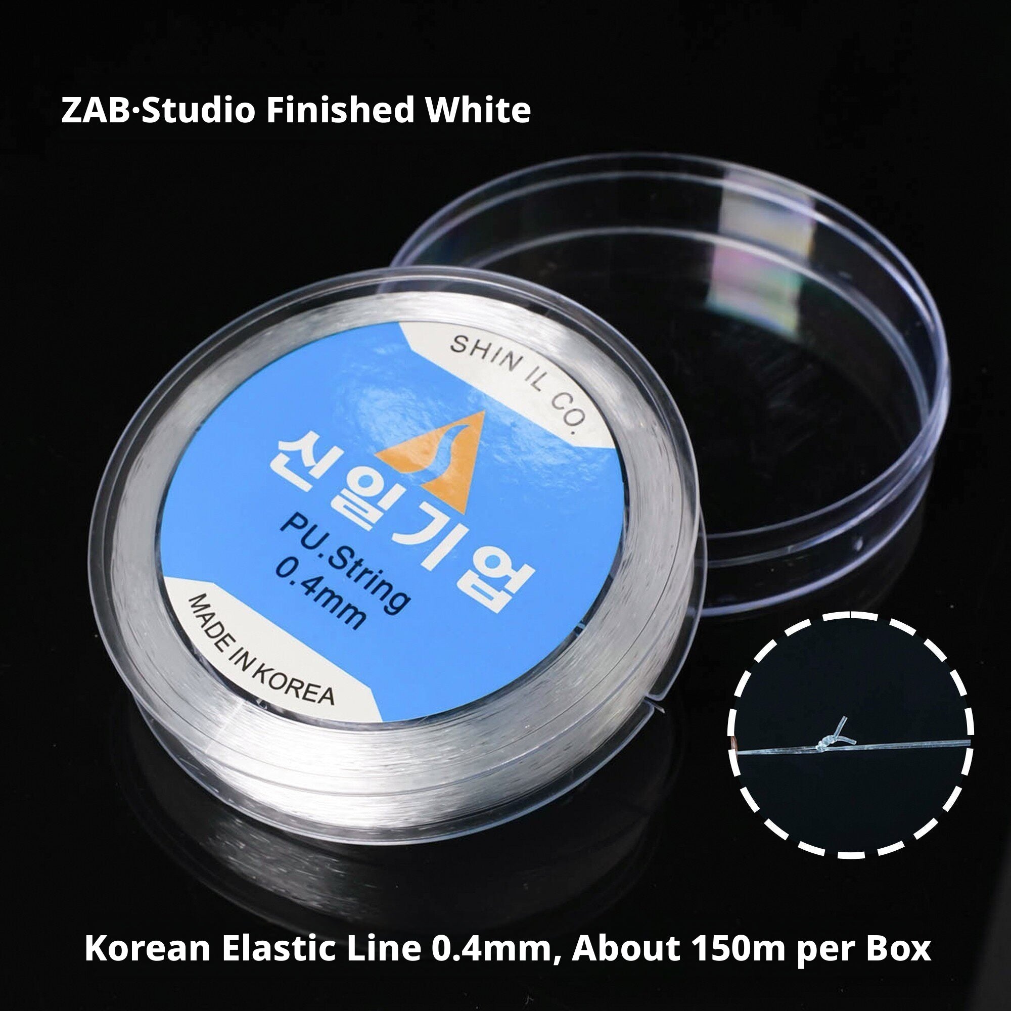 Imported Japanese & Korean Elastic Thread – 0.3mm to 1.0mm, Strong Stretch Cord for Bracelets, Pearls, Crystals, DIY Beading (Multiple Colors & Sets)