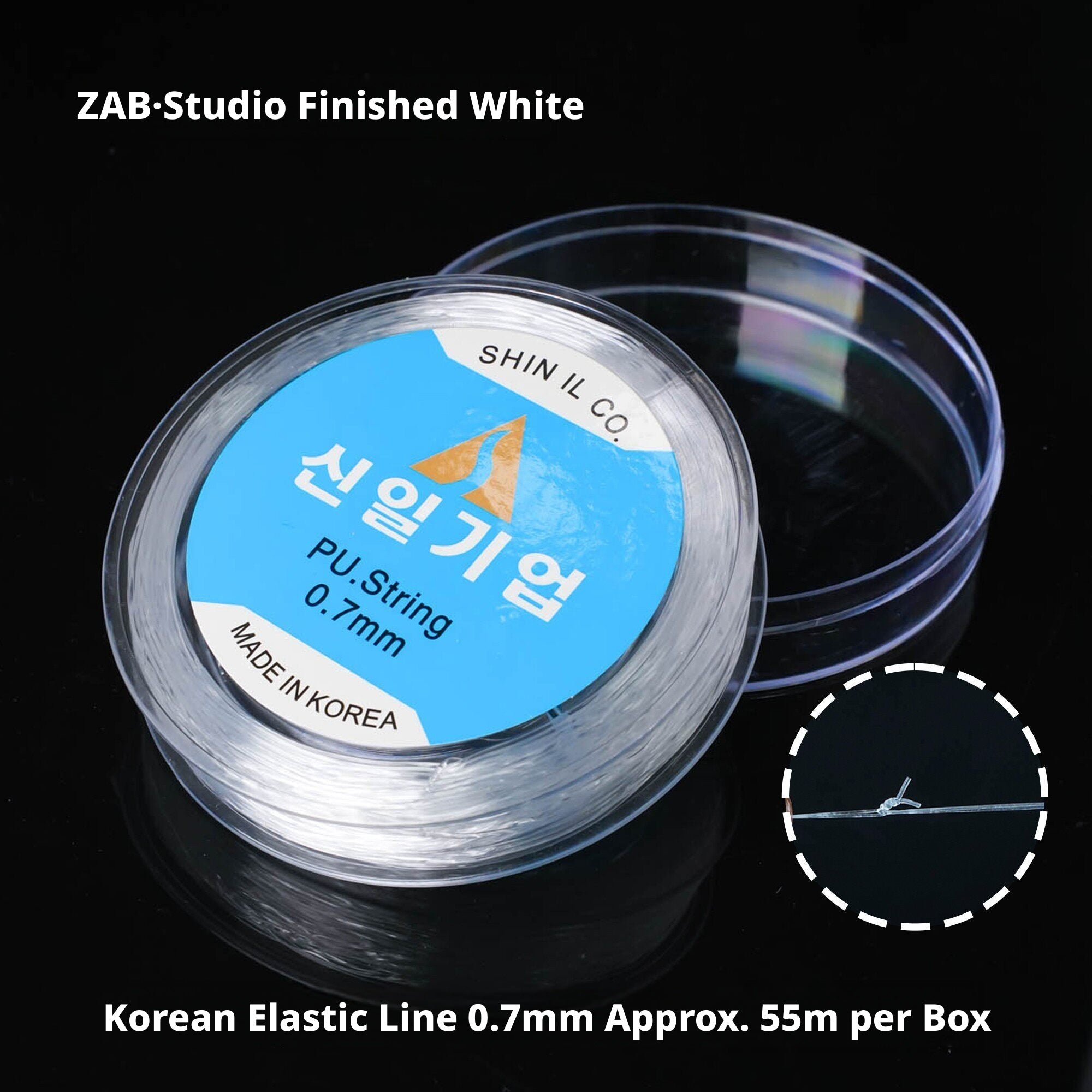 Imported Japanese & Korean Elastic Thread – 0.3mm to 1.0mm, Strong Stretch Cord for Bracelets, Pearls, Crystals, DIY Beading (Multiple Colors & Sets)