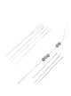 Ultra‑Fine Beading Twist Needles Set – 0.15mm to 0.9mm, Long Stainless Steel Needles with Storage Tubes & Elastic Thread for DIY Bracelet Jewelry Making