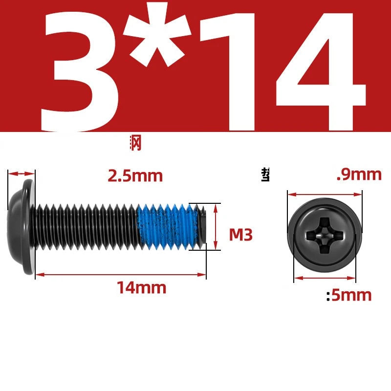 M2–M6 Flanged Button Head Screws – Carbon Steel, Phillips Drive, Nickel or Black Zinc Plated